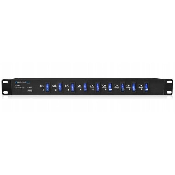 Technical Pro Technical Pro ps9u Rack Mount Power Supply with 5V USB Charging Port ps9u